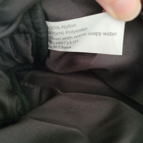 Dolce&Gabbana Beauty Black Nylon Toiletry Cosmetic Bag Case Pouch Zip Medium New - Picture 4 of 8